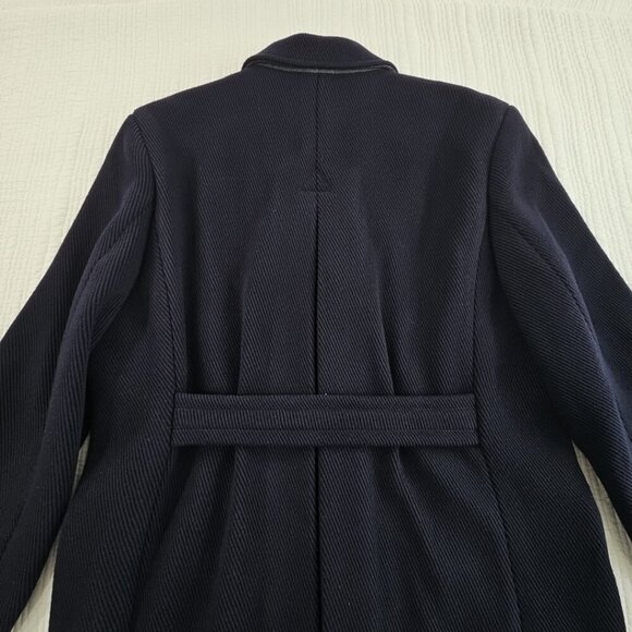 NEW J.Crew Men's $598 Ludlow Topcoat Heavyweight Wool Navy Size 40L NWT BS472 - Picture 14 of 16